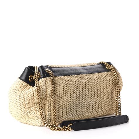 borsa nolita ysl|SAINT LAURENT Raffia Calfskin Medium Nolita Shoulder Bag .